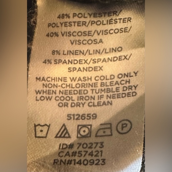 LOFT Black Straight Leg Jeans - Picture 8 of 9